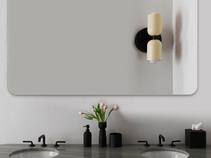 Bathroom Vanity Mirror, Wall-Mounted Mirror For Bathroom Anti-Fog, Waterproof