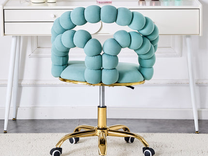 Puffy Bubble, Ball Chain Accent Chair With 5 Claw Casters