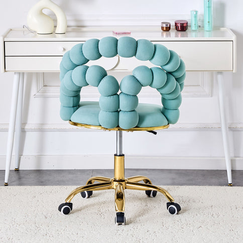 Puffy Bubble, Ball Chain Accent Chair With 5 Claw Casters