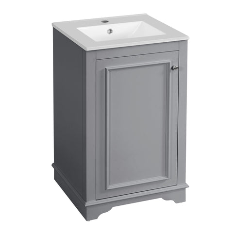 Bathroom Vanity With Sink, Freestanding Single Cabinet Set, Soft Close Door, Adjustable Shelf