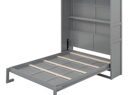 Murphy Wall Bed With Shelves, Space Saving