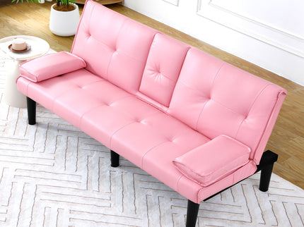 Sofa Bed With Foldable Design And Cup Holder