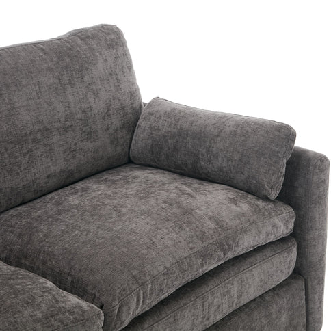 Cozy Upholstered Cushion Armchair For Living Room