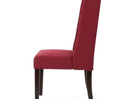 Sophisticated Tufted Dining Chair With High Back Design