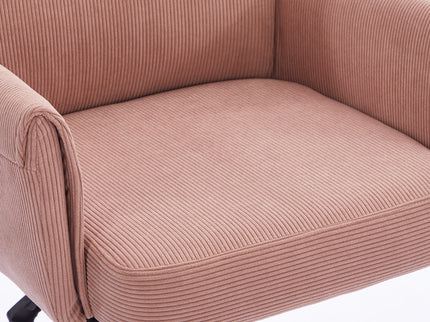 Ergonomic Mid-Back Office Chair With Gold Base
