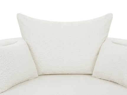 360° Swivel Chair Accent Barrel Chair With Removable Pillows