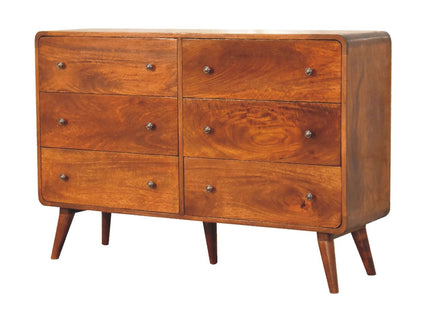 Large Curved Chest - Chestnut