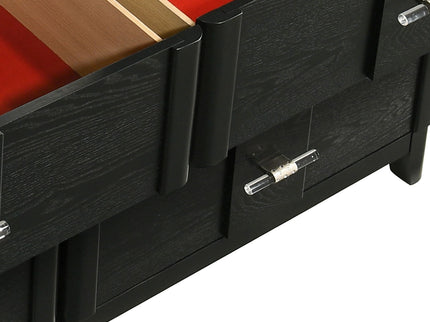 Opel - 6 Drawer Dresser - Black