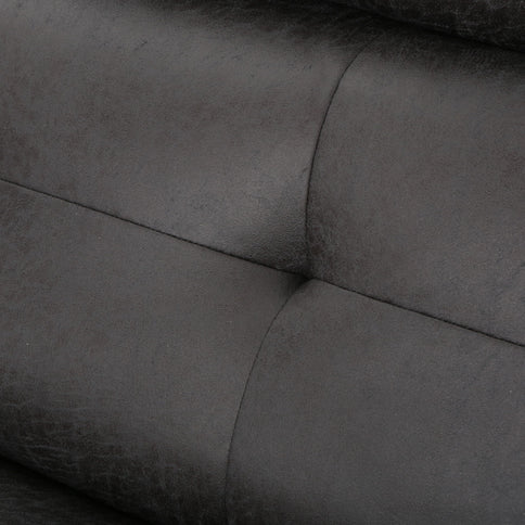Alma - Contemporary Upholstered Loveseat Recliner - Slate