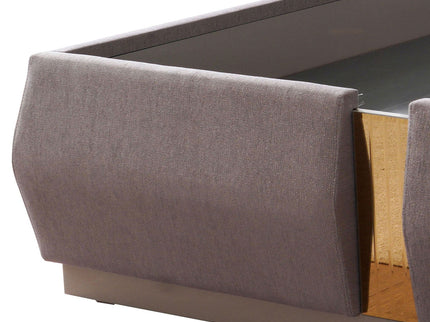 Lorenzo - Queen Size Tufted Upholstered Bed - Gray