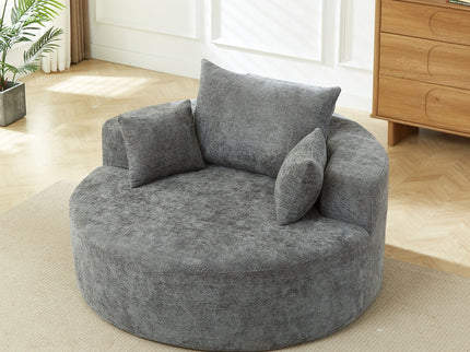 Single Sofa, Sleeper Chair For Living Room - Gray