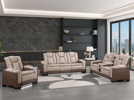 Bruno - Power Reclining Living Room Set With LED Lighting