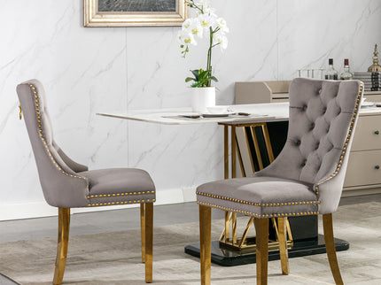 Nikki - Modern, High-End Tufted Dining Chair (Set of 2)