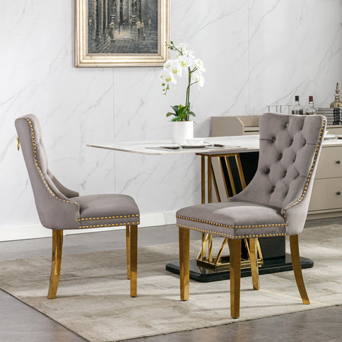 Nikki - Modern, High-End Tufted Dining Chair (Set of 2)