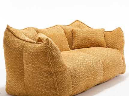 Comfortable Dual Beanbag Chair With High Resilience Foam Core For 2 People