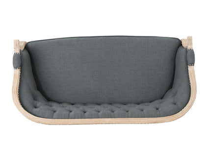 French Country Chesterfield Style Tufted Loveseat