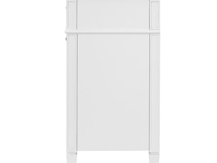 French Style Bathroom Vanity With Sink, Soft-Closing Door, Adjustable Shelf, Rectangular Design