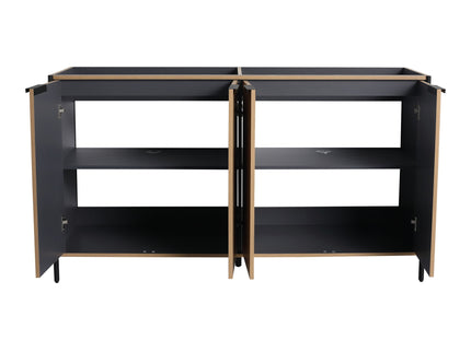 Contemporary Freestanding Bathroom Vanity With Adjustable Shelves