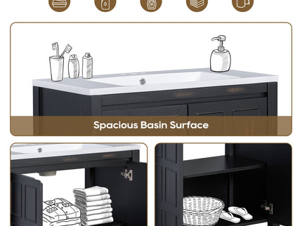 Bathroom Vanity Organizer With Sink, Combo Cabinet Set, Bathroom Storage Cabinet