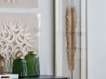 Leaf Framed Wall Art, Wall Decor For Living Room Dining Room Office Bedroom - Gold