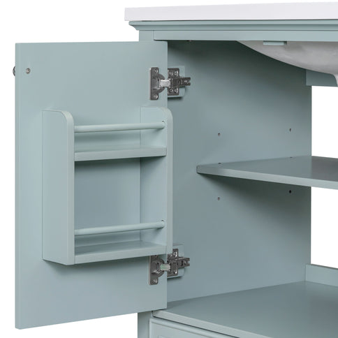 Modern Bathroom Vanity Base Only With Doors And Drawer