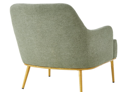 Modern Elegance Accent Chair With Curved Backrest