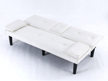 Sofa Bed With Foldable Design And Cup Holder