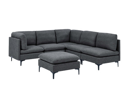 Upholstered Modular Sectional & Tall Legs