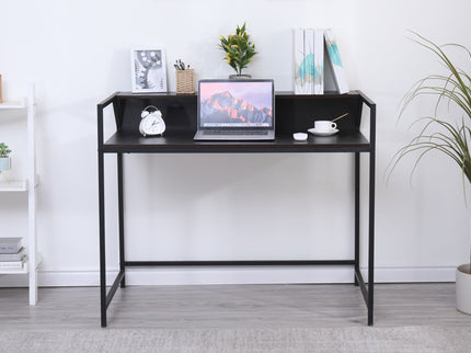 Console Table Narrow Modern Entryway Table Small Behind Couch Table Skinny Sofa Table Hallway Table For Living Room - Black