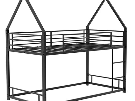 Bunk Bed With Safety Guardrails, No Box Spring Needed