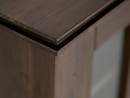 Artisan - Tall TV Media Stand - Natural Aged Brown