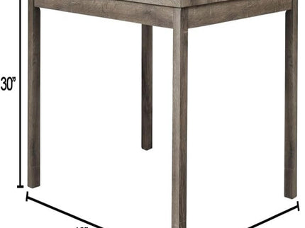5 Piece Transitional Dining Set With Table And Upholstered Chairs