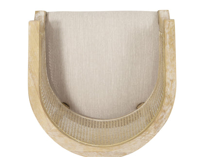 Curved Backrest Accent Chair