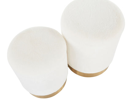 Marla - Contemporary Nesting Ottoman Set