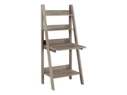 Computer Desk For Home Office, Laptop, Leaning, Storage Shelves