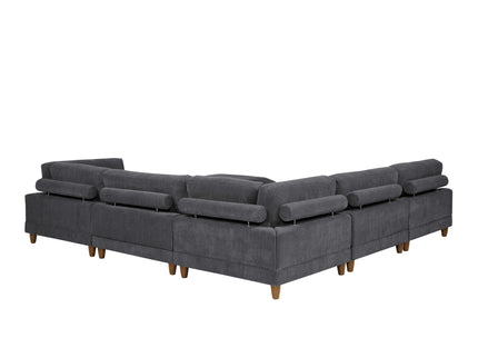 Modern Modular Sectional With Adjustable Back Support