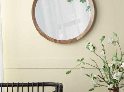 Transitional Decor Style Wall Mirror Decor With Frame For Bathroom