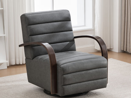 360° Swivel Accent Chair With Armrests, Comfy Lounge