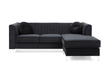 Delray - Micro Suede Sofa Chaise