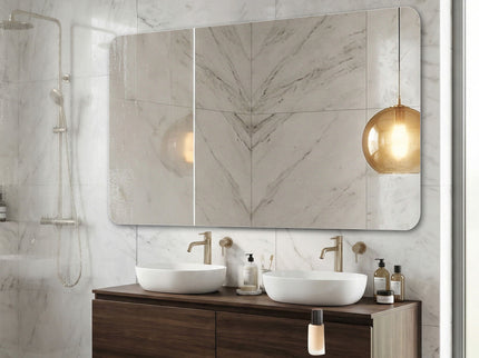 Bathroom Vanity Mirror, Wall-Mounted Mirror For Bathroom Anti-Fog, Waterproof