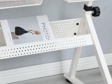 Adjustable Tempered Glass Drafting Printing Table With Chair