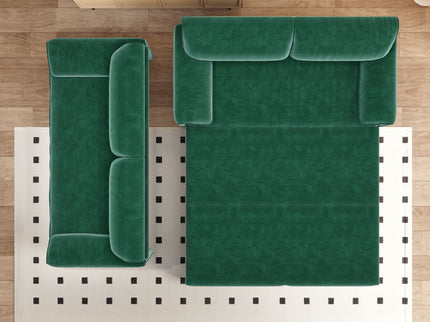 Queen Pull Out 3 In 1 Convertible Sleeper Sofa With Side Storage