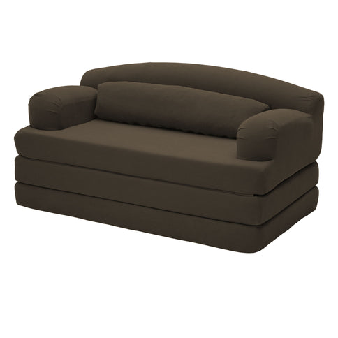 2 Seater Sofa Bed, Compact Foldable Floor Couch