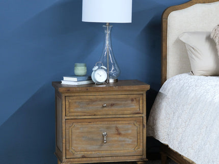 2 Drawer Nightstand - Taupe