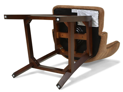 Holmes - Tufted High Back 360 Swivel Counter Height Barstool