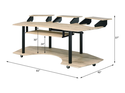 Eleazar - Music Recording Studio Desk - Wood
