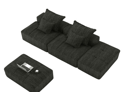 Modern Oversized Diy Combination Modular Sectional Sofa With Pillows