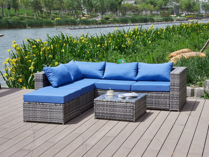 Patio Sofa With Cushions