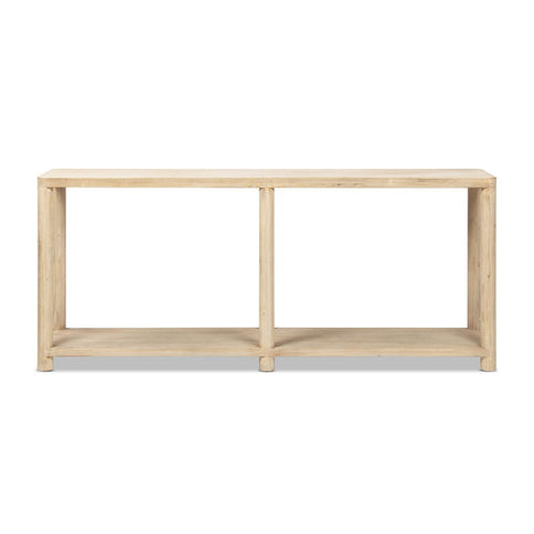 Milo - Console Table With Lower Shelf - Natural