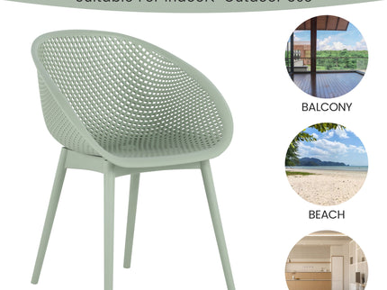 2 Pack Lounge Chair Set & Folding Square Table